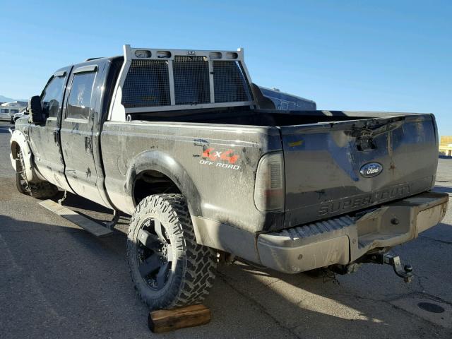 1FTWW31R68EA05516 - 2008 FORD F350 SRW S BLACK photo 3