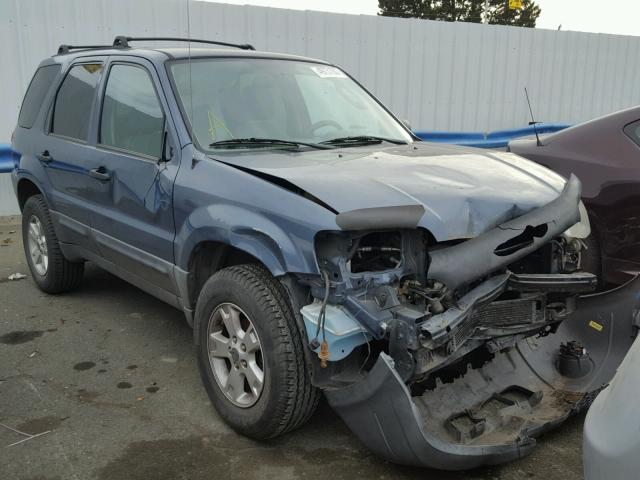 1FMYU03165KA12480 - 2005 FORD ESCAPE XLT BLUE photo 1