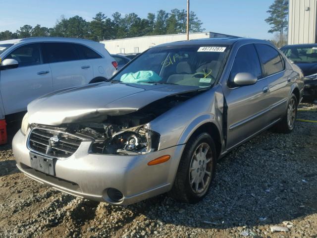 JN1CA31D41T629860 - 2001 NISSAN MAXIMA GXE GOLD photo 2