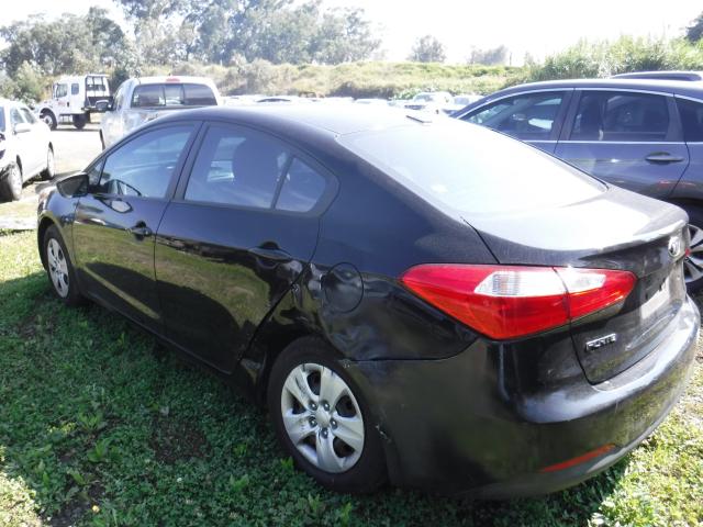 KNAFK4A6XF5425006 - 2015 KIA FORTE LX BLACK photo 3