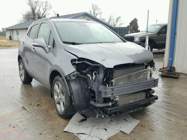 KL4CJBSB6EB583104 - 2014 BUICK ENCORE CON GRAY photo 1