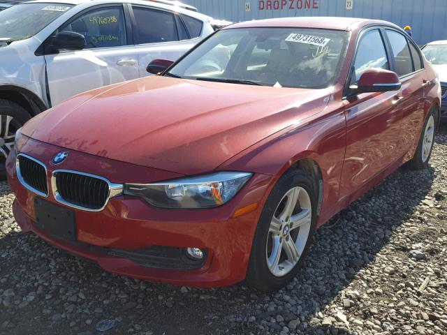 WBA3C3C53FK201432 - 2015 BMW 320 I RED photo 2