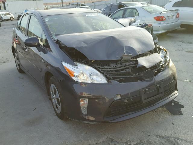 JTDKN3DU4D5618665 - 2013 TOYOTA PRIUS GRAY photo 1