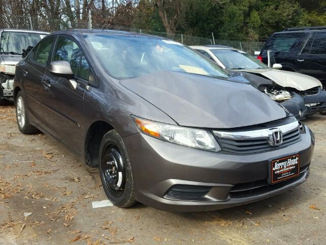 19XFB2F83CE303699 - 2012 HONDA CIVIC EX GRAY photo 1