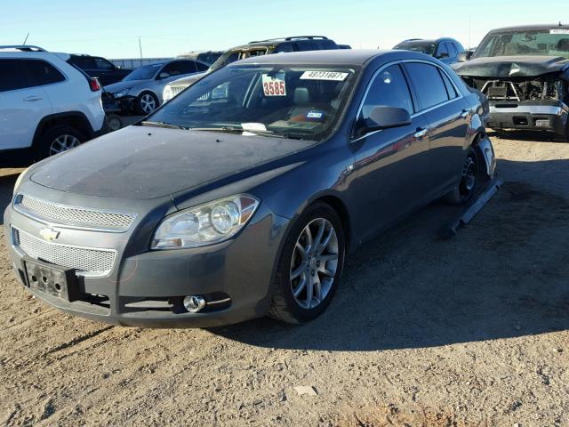 1G1ZK577684200542 - 2008 CHEVROLET MALIBU LTZ GRAY photo 2