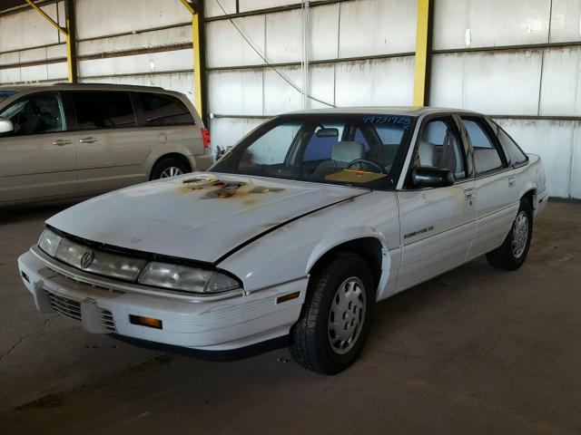 1G2WH54T0PF208136 - 1993 PONTIAC GRAND PRIX WHITE photo 2