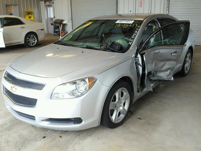 1G1ZB5E14BF333598 - 2011 CHEVROLET MALIBU LS SILVER photo 2