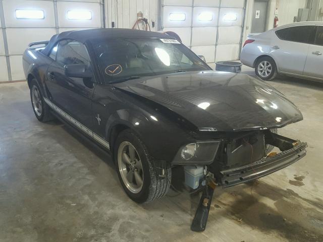 1ZVFT84N465215282 - 2006 FORD MUSTANG BLACK photo 1