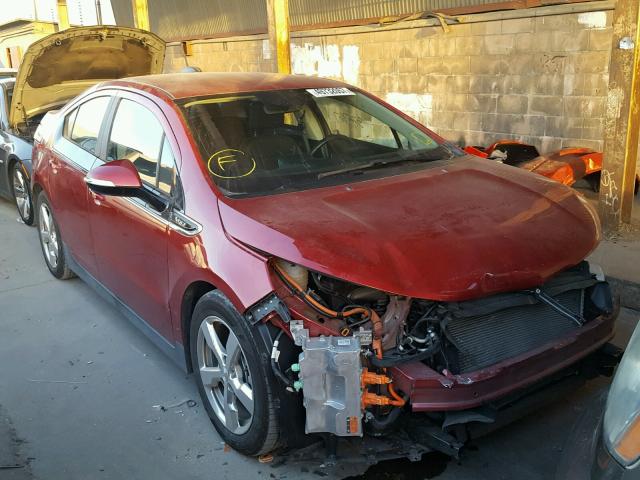 1G1RD6E44FU104592 - 2015 CHEVROLET VOLT RED photo 1