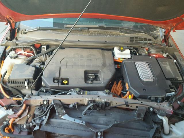 1G1RD6E44FU104592 - 2015 CHEVROLET VOLT RED photo 7