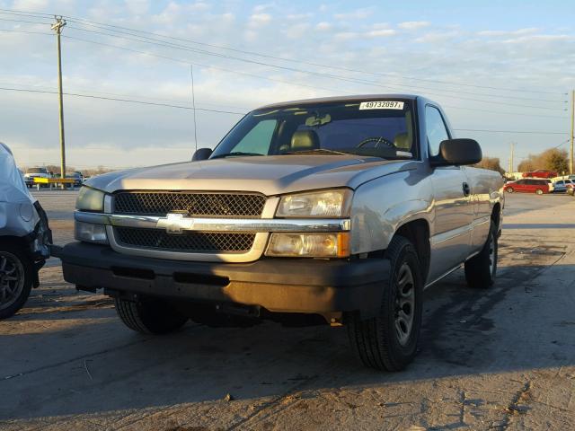 1GCEC14T75Z129797 - 2005 CHEVROLET SILVERADO TAN photo 2