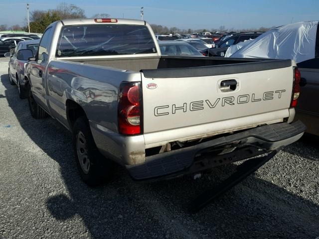 1GCEC14T75Z129797 - 2005 CHEVROLET SILVERADO TAN photo 3