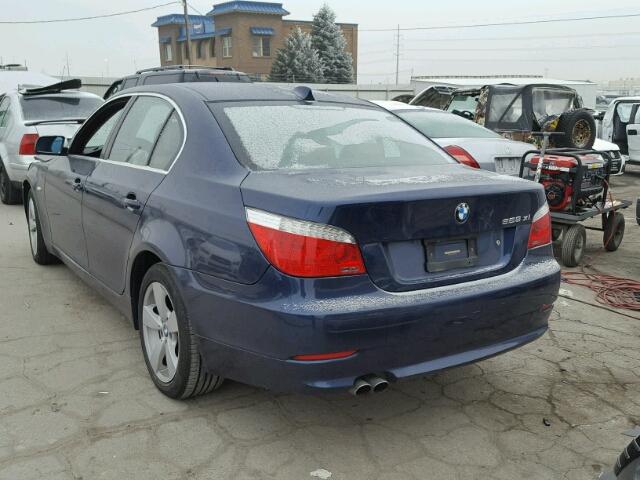 WBANV13588CZ60095 - 2008 BMW 528 XI BLUE photo 3