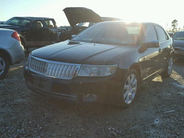 3LNHM26T88R660752 - 2008 LINCOLN MKZ BLACK photo 2