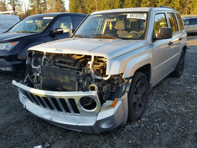 1J4NF1GB9AD640438 - 2010 JEEP PATRIOT SP SILVER photo 2