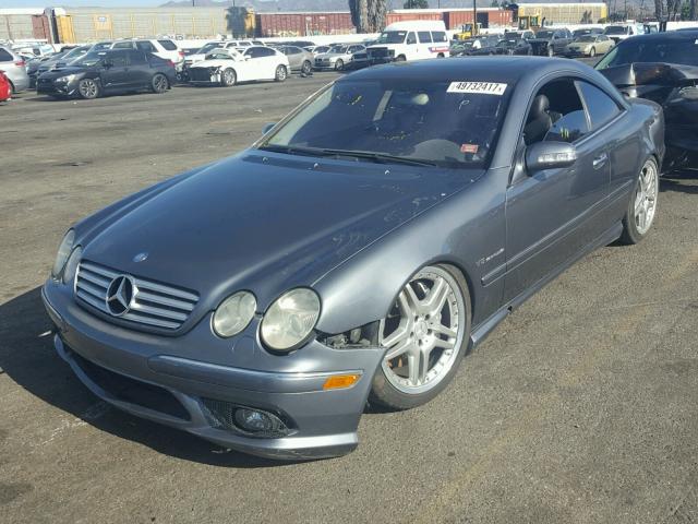 WDBPJ74J66A047588 - 2006 MERCEDES-BENZ CL 55 AMG GRAY photo 2