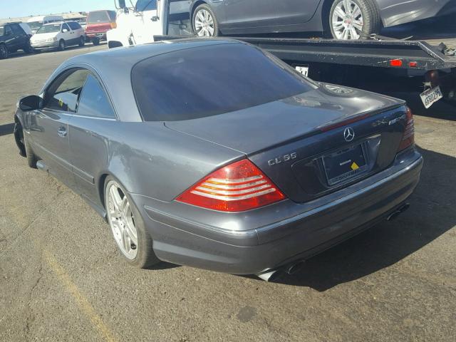 WDBPJ74J66A047588 - 2006 MERCEDES-BENZ CL 55 AMG GRAY photo 3