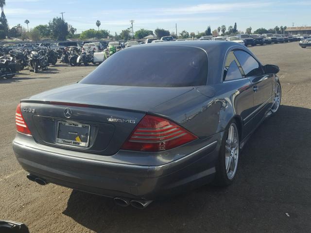 WDBPJ74J66A047588 - 2006 MERCEDES-BENZ CL 55 AMG GRAY photo 4