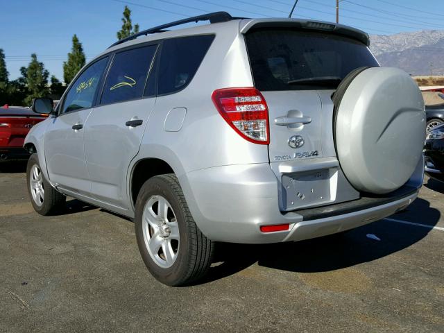 JTMZF4DV9AD028263 - 2010 TOYOTA RAV4 SILVER photo 3