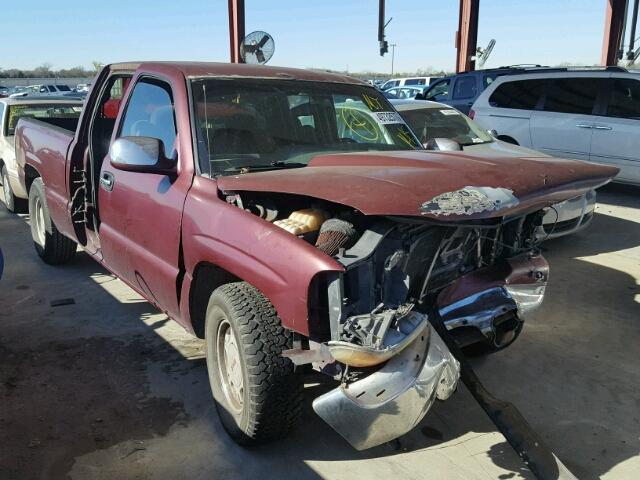 2GTEC19T6Y1190600 - 2000 GMC NEW SIERRA BURGUNDY photo 1