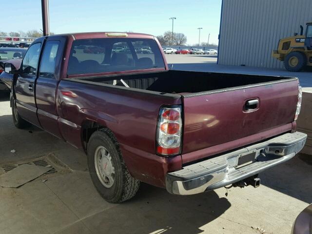 2GTEC19T6Y1190600 - 2000 GMC NEW SIERRA BURGUNDY photo 3