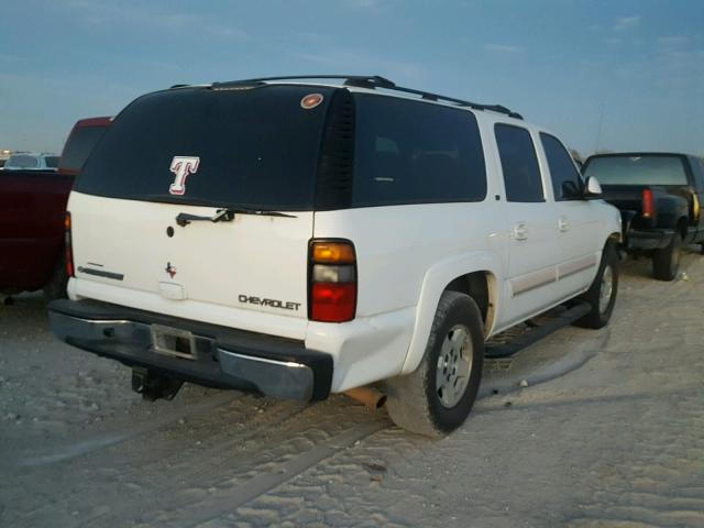 3GNFK16Z55G188671 - 2005 CHEVROLET SUBURBAN K WHITE photo 4