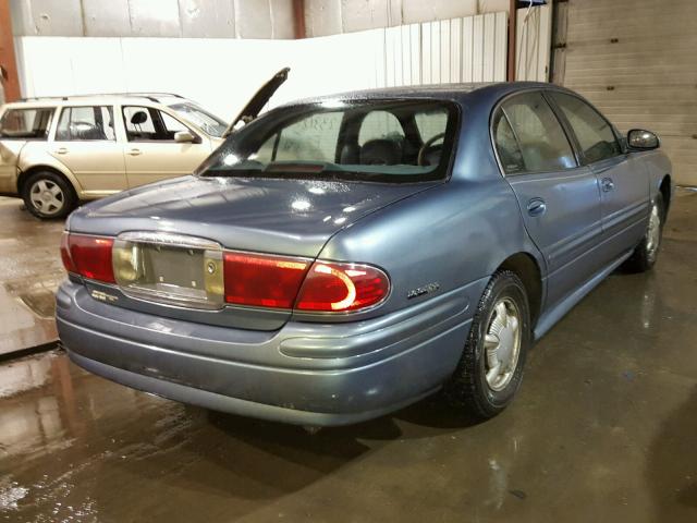 1G4HP54K0Y4142517 - 2000 BUICK LESABRE CU BLUE photo 4