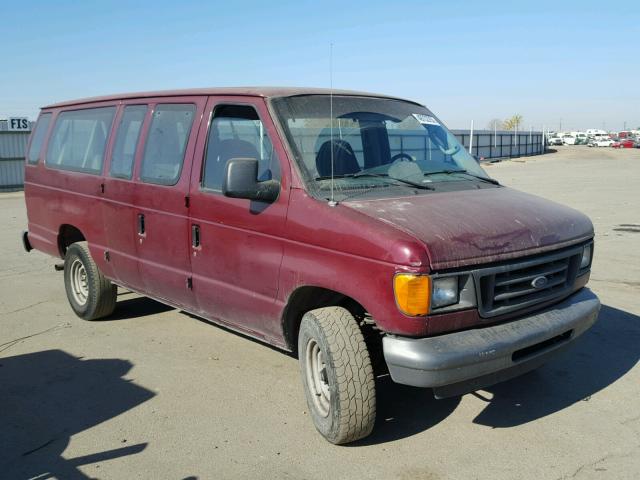 1FBSS31L83HB82554 - 2003 FORD ECONOLINE BURGUNDY photo 1