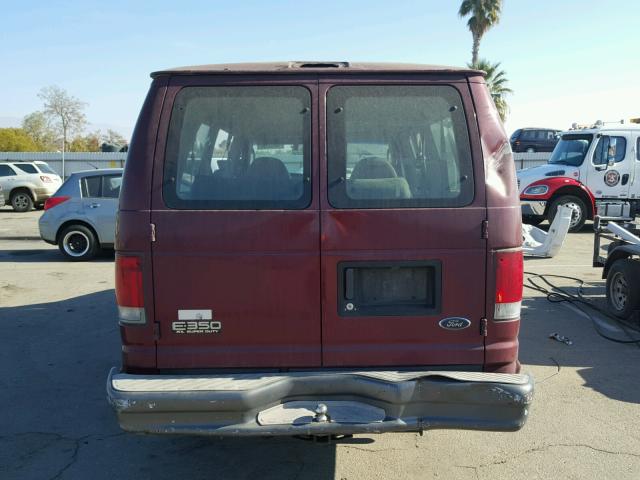 1FBSS31L83HB82554 - 2003 FORD ECONOLINE BURGUNDY photo 9