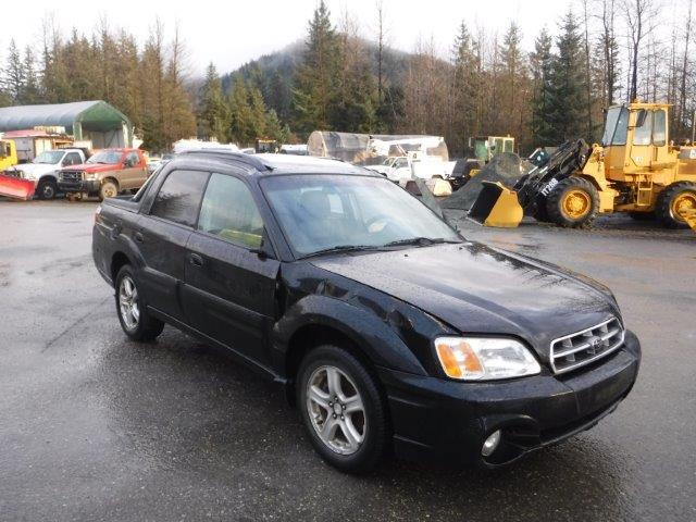 4S4BT62C867106007 - 2006 SUBARU BAJA SPORT BLACK photo 1