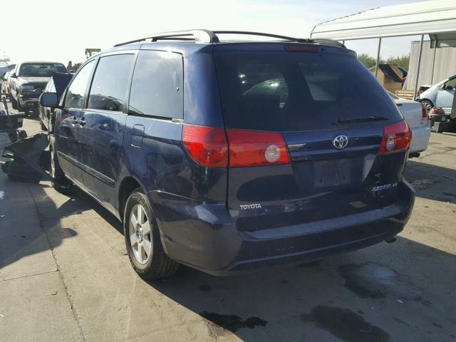 5TDZA23C36S557500 - 2006 TOYOTA SIENNA CE BLUE photo 3