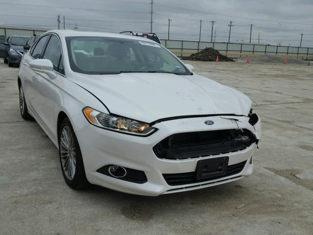 3FA6P0HD7FR257345 - 2015 FORD FUSION SE WHITE photo 1