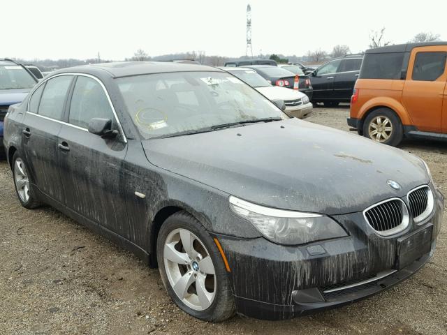 WBANU53518CT08395 - 2008 BMW 528 I BLACK photo 1