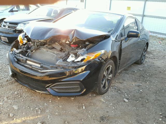 2HGFG3B82EH505875 - 2014 HONDA CIVIC EX BLACK photo 2