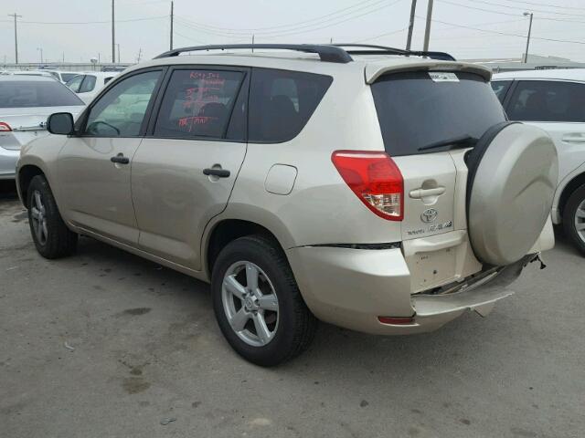 JTMBD33VX65008513 - 2006 TOYOTA RAV4 GOLD photo 3