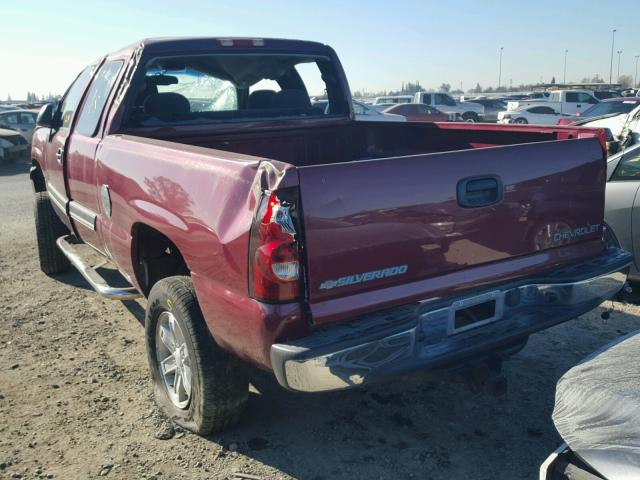 2GCEC19V741191685 - 2004 CHEVROLET SILVERADO MAROON photo 3