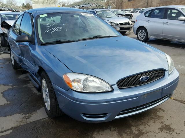 1FAFP53UX7A124174 - 2007 FORD TAURUS SE BLUE photo 1