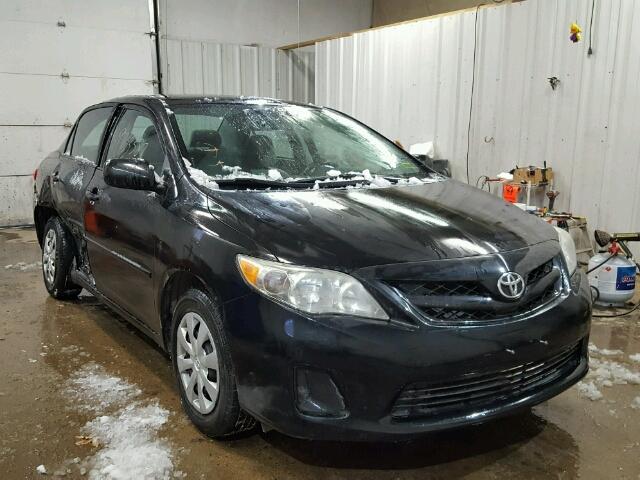 2T1BU4EE5BC584932 - 2011 TOYOTA COROLLA BA BLACK photo 1