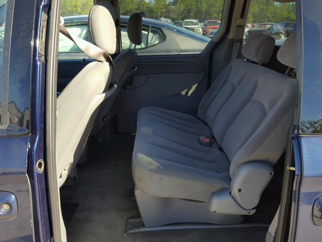 1A4GP45R46B627526 - 2006 CHRYSLER TOWN & COU BLUE photo 6