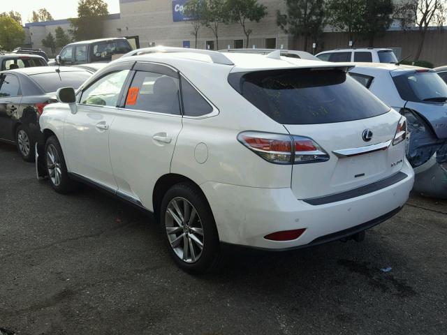 JTJBC1BA4E2069553 - 2014 LEXUS RX 450 WHITE photo 3