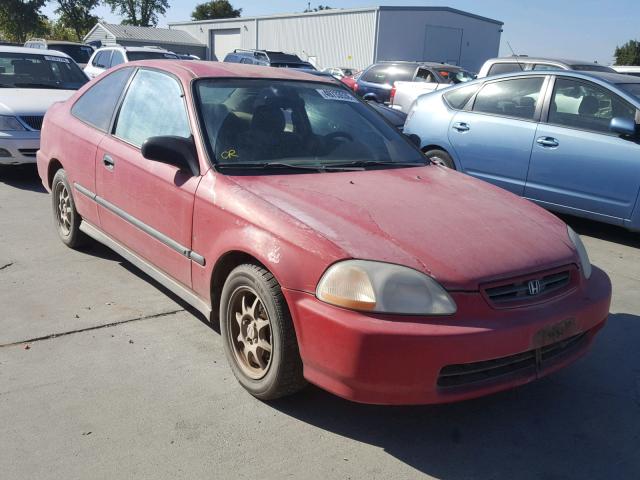 1HGEJ7224VL116559 - 1997 HONDA CIVIC HX RED photo 1