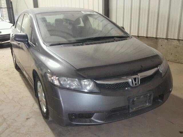 2HGFA1E68AH017993 - 2010 HONDA CIVIC GRAY photo 1