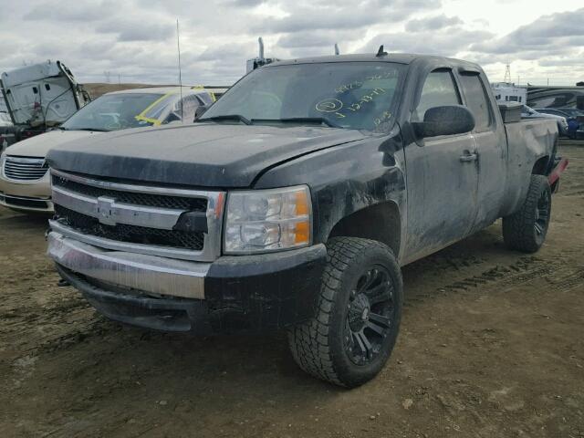 2GCEK19J181285566 - 2008 CHEVROLET SILVERADO BLACK photo 2