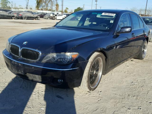 WBAHL83556DT01555 - 2006 BMW 750 I BLUE photo 2