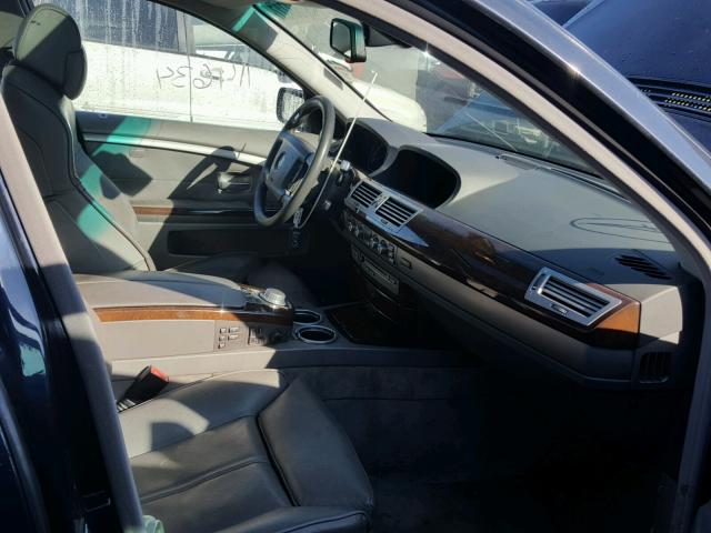 WBAHL83556DT01555 - 2006 BMW 750 I BLUE photo 5