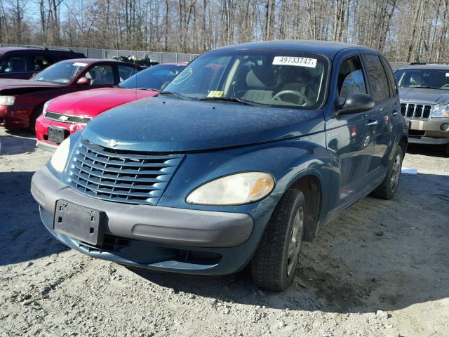 3C4FY4BB91T302240 - 2001 CHRYSLER PT CRUISER GREEN photo 2