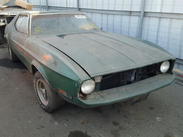 3F01F162106 - 1973 FORD MUSTANG GREEN photo 1