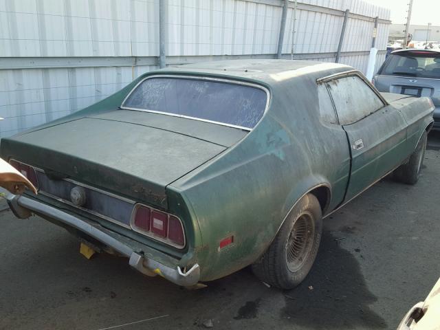 3F01F162106 - 1973 FORD MUSTANG GREEN photo 4