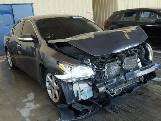 1N4AA5AP1EC448057 - 2014 NISSAN MAXIMA S CHARCOAL photo 1