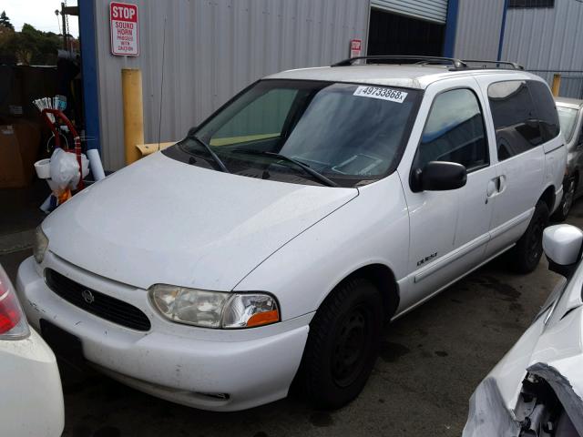 4N2XN11T2XD803424 - 1999 NISSAN QUEST SE WHITE photo 2